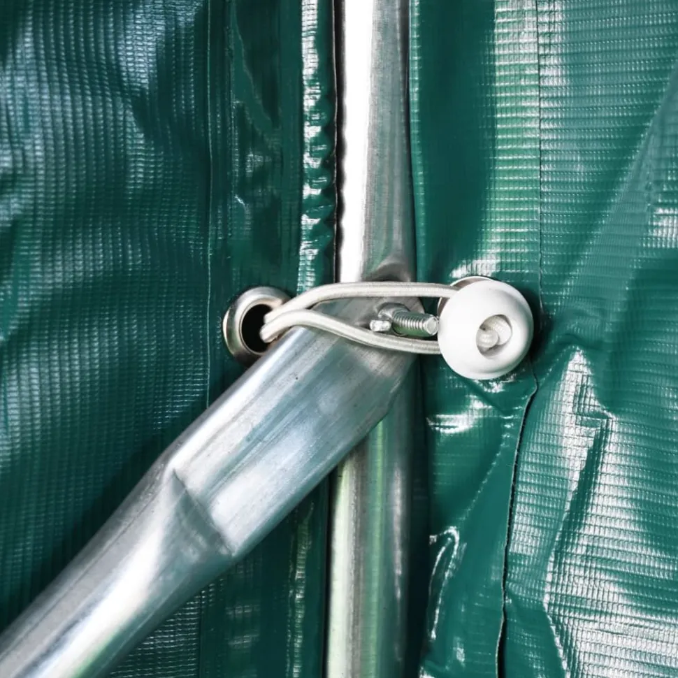 Autotalliteltta pvc 2,4x2,4 m vihreä