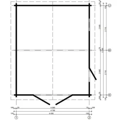 Autotalli Tene Lapua, 24.7m²