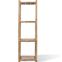 Bambuhylly 4 tasoa neliö