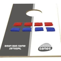 Bean bag- peli Nordic Games, 2 pelilautaa ja 8 hernepussia
