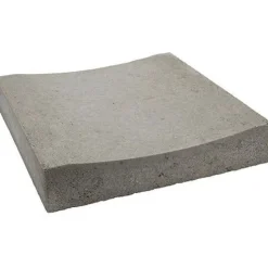 Betonikourulaatta Rudus 418x420x80 mm sileä harmaa