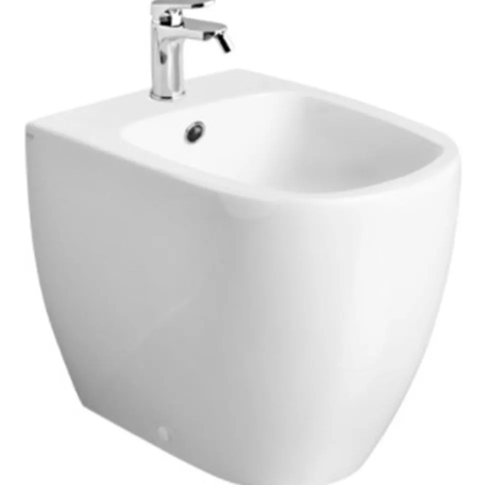 Bidee Lavabo Glomp, back to wall, valkoinen