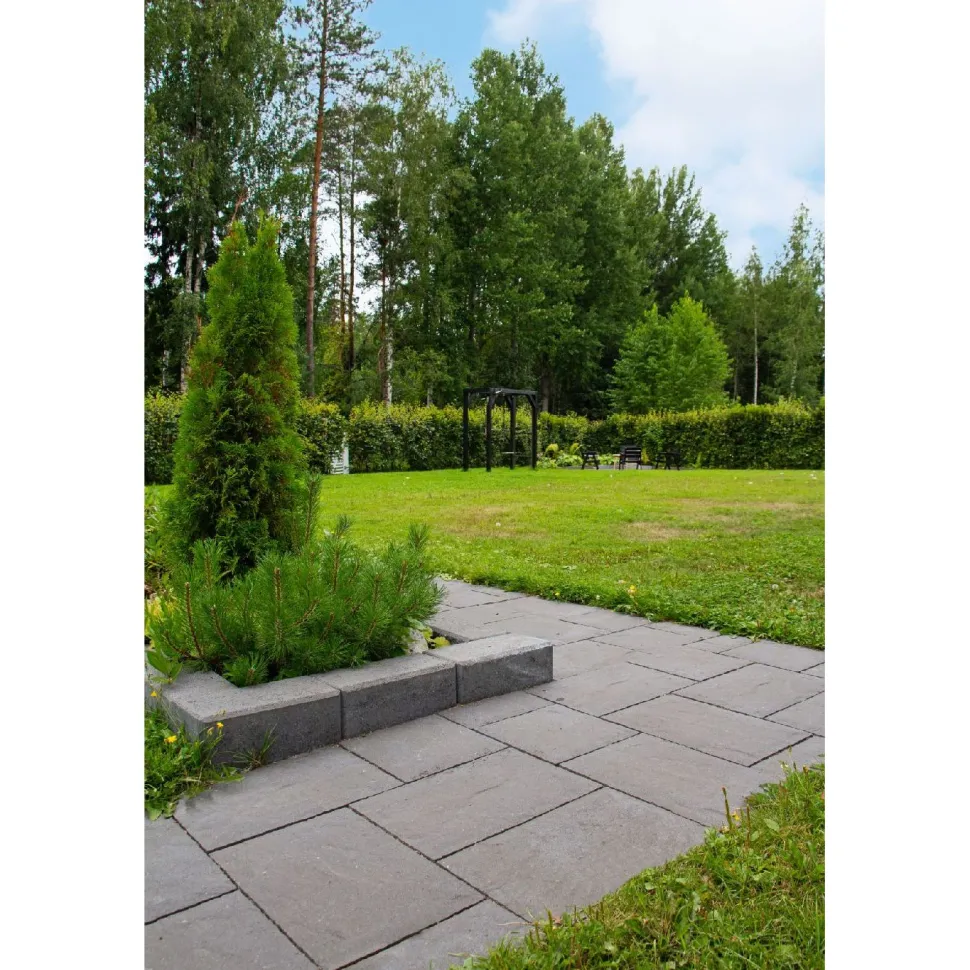 Citymuurikivi Lakka lohko/sileä 360x180x150 mm musta