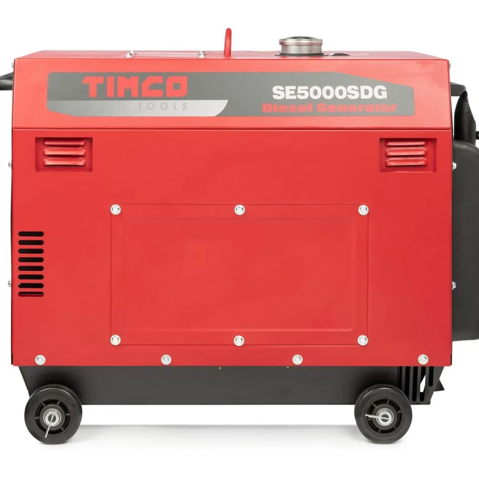 Diesel-generaattori Timco SE5000SDG Silent 2x230V 1x12V
