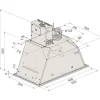 Dual Modular Liesikupu Savo dGH-m3805-S 52cm, AC ja EC, yläkaappiin upotettava, rst