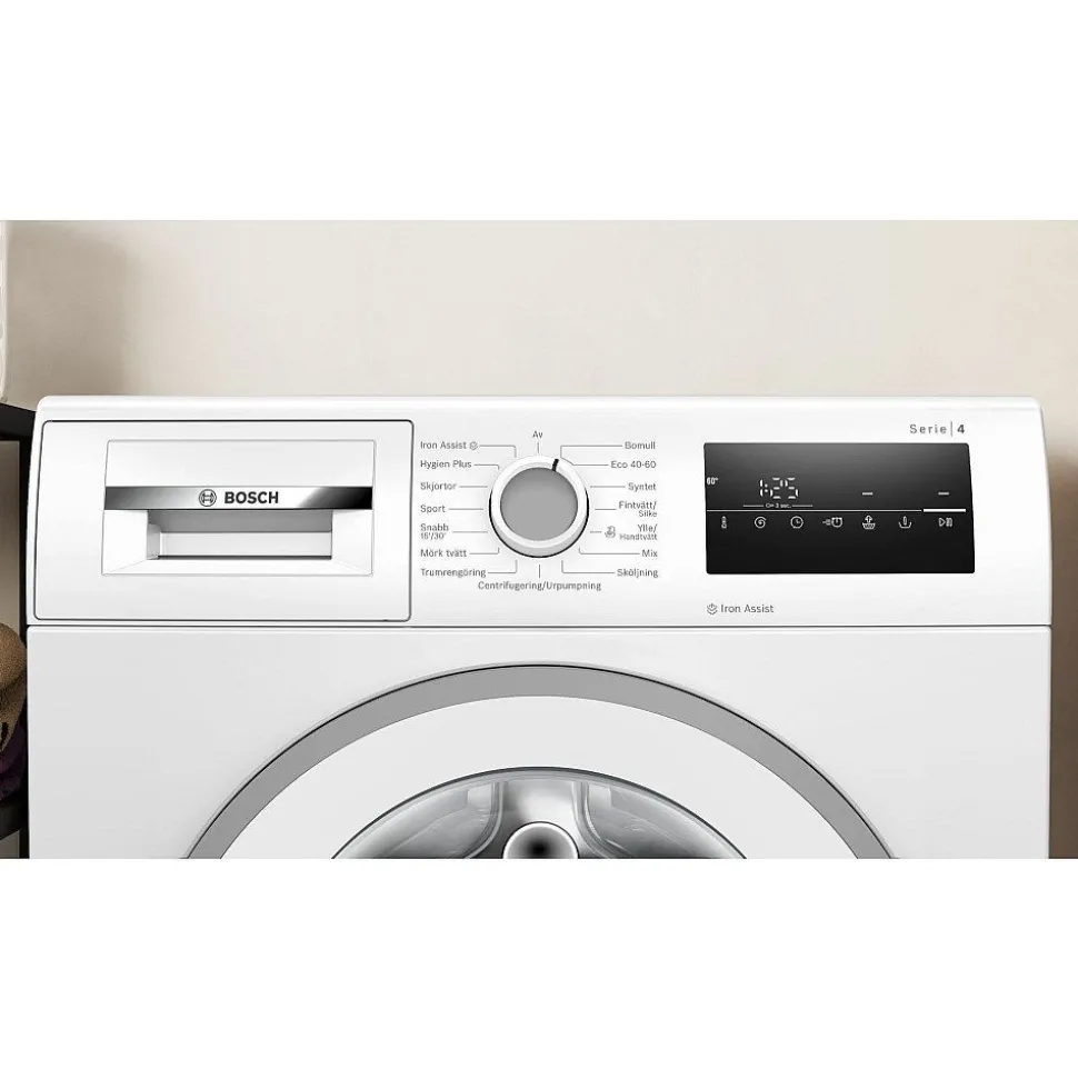 Edestä täytettävä pesukone Bosch WAN2829SSN, 9kg