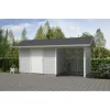 Elementtivarasto Timburg E7M 5040x2140 mm 10.79 m² puuvalmis