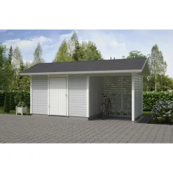 Elementtivarasto Timburg E7M 5040x2140 mm 10.79 m² puuvalmis