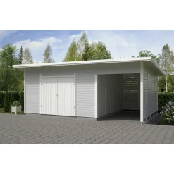 Elementtivarasto Timburg E17M 6040x4240 mm 25.59 m² puuvalmis