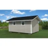 Elementtivarasto Timburg E11 5040x3180 mm 16.03 m² puuvalmis