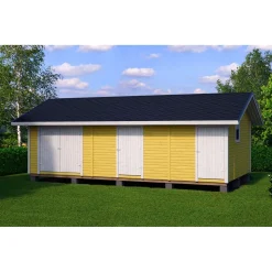 Elementtivarasto Timburg E19 8040x4240 mm 34.1 m² puuvalmis