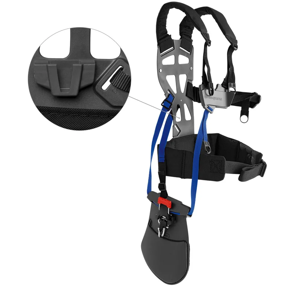 Ergonomiset työkaluvaljaat Husqvarna Balance XB akkukotelon sovittimella (597469301)