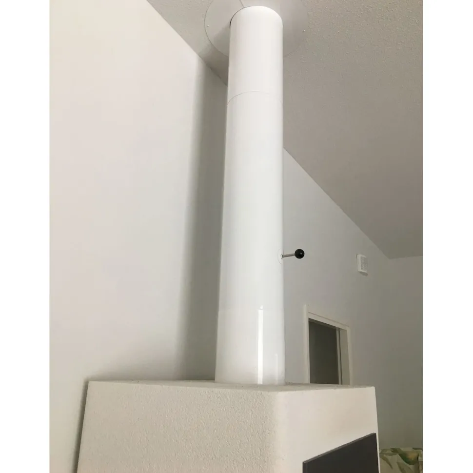 Eristetty hormin jatko-osa Jeremias Vision 150Ø/500 mm valkoinen