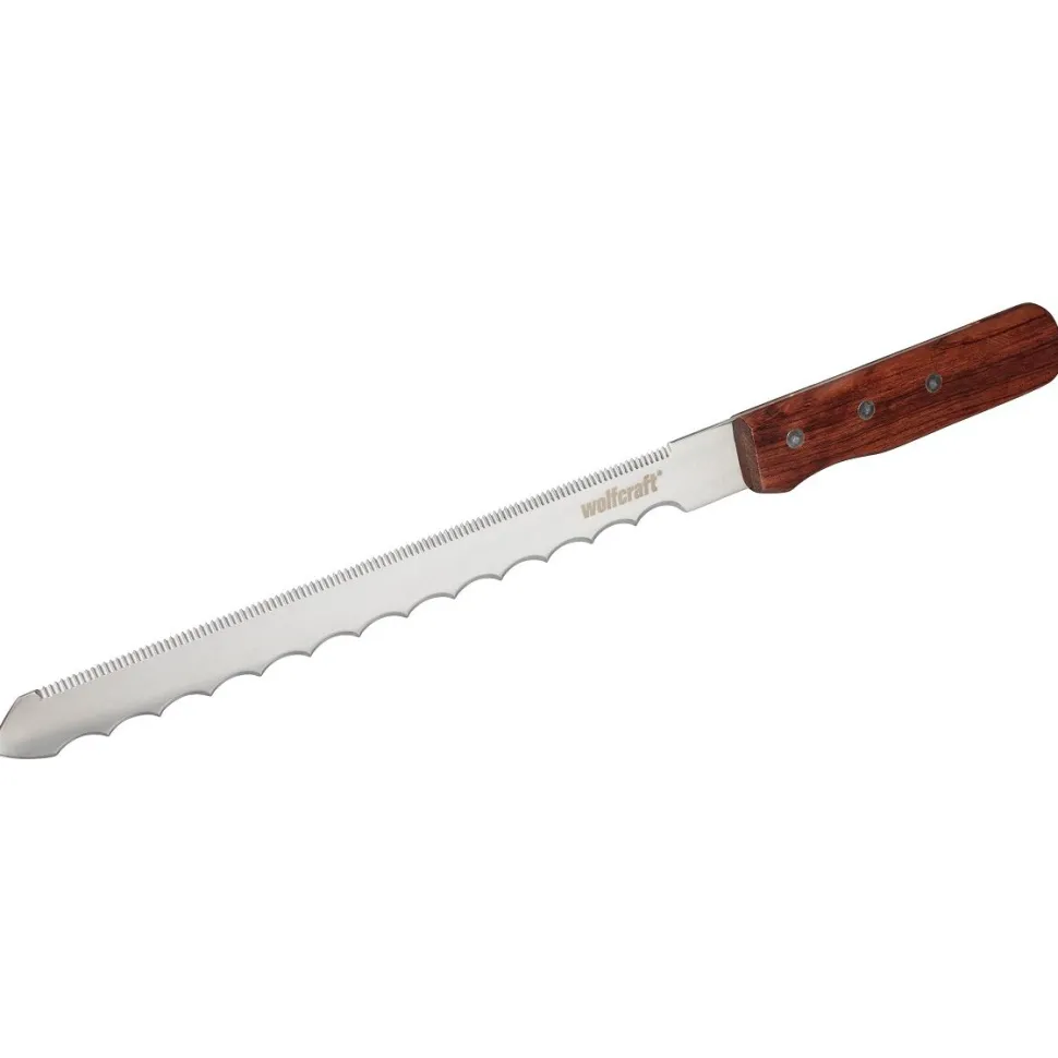 Eristeveitsi Wolfcraft 4119000 275 mm terällä ja puukahvalla