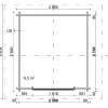 Grillikatos LP Garden G-S, 6m², harjakatto