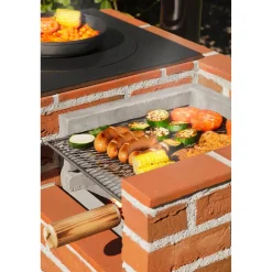 Grilli-kesäkeittiö Matti 1035x580x780 mm tiili