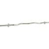 Hauistanko Fit'n Shape Kierrelukoilla 30mm, hopea
