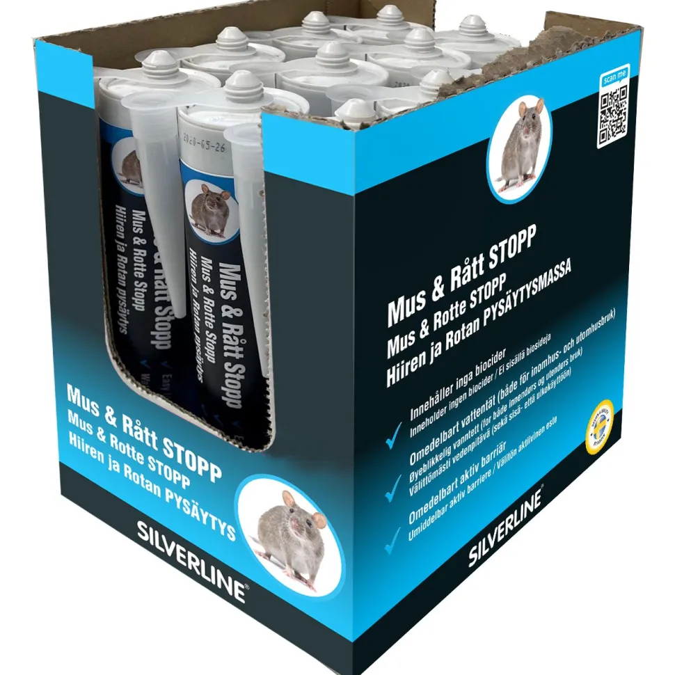 Hiiren ja Rotan pysäytysmassa Silverline 300ml