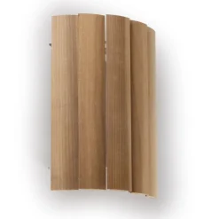 Häikäisysuoja Ensto AVL7.1 330x223x175 mm AVH15-saunavalaisimelle kulma-asennettava haapa