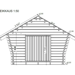 Hirsilato LP Garden R Kymppi, 10m², rakomallinen