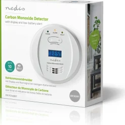 Häkävaroitin Nedis DTCTCO40WT
