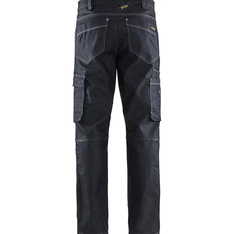 Housut Blåkläder 1439 Denim Stretch mariininsininen