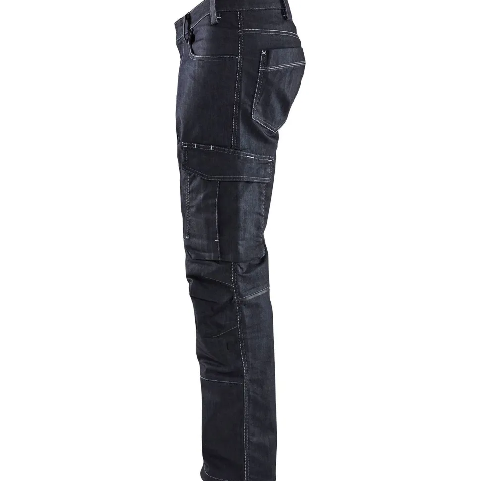 Housut Blåkläder 1439 Denim Stretch mariininsininen