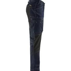 Housut Blåkläder 1459 Stretch denim mariininsininen/musta