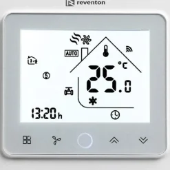 Huonetermostaatti Reventon HMI ohjelmoitava 3S lämpöpuhaltimille