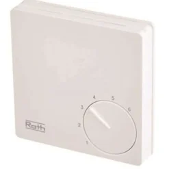 Huonetermostaatti Roth Basicline säätöpyörällä 230V