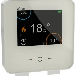 Huonetermostaatti Schneider Electric Wiser, Zigbee 3.0, paristokäyttöinen, valkoinen