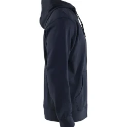 Huppari Blåkläder 3366-1158 vetoketjulla 100% puuvillaa