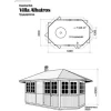 Huvimaja/kesäkeittiö Jalotakka Villa Albatros Iso (14,8m²)