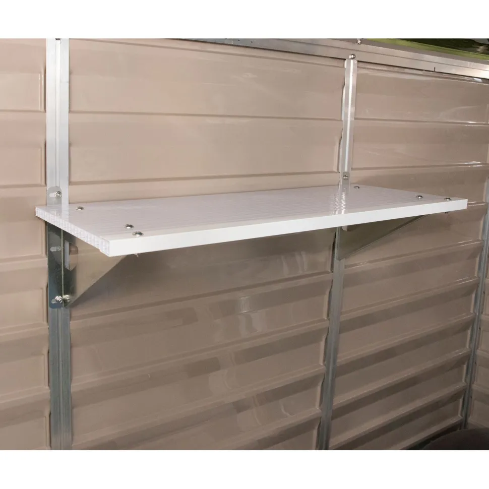 Hyllysarja Palram-Canopia Skylight-ja Rubicon-pihavarastoon