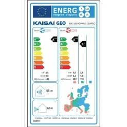 Ilmalämpöpumppu Kaisai GEO KGE12HRHI/ KGE12HRHO