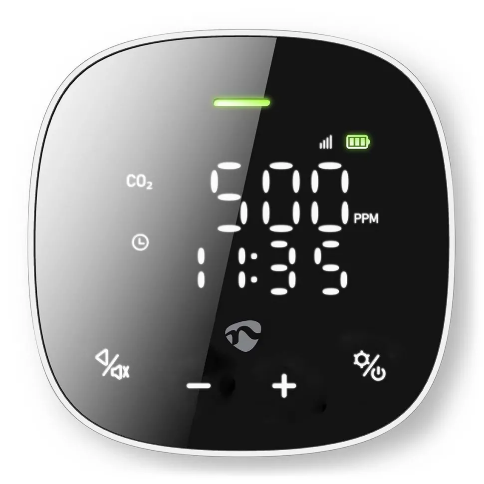 Ilmanlaatumittari Nedis SmartLife, Wi-Fi, hiilidioksidi/kosteus/lämpötila
