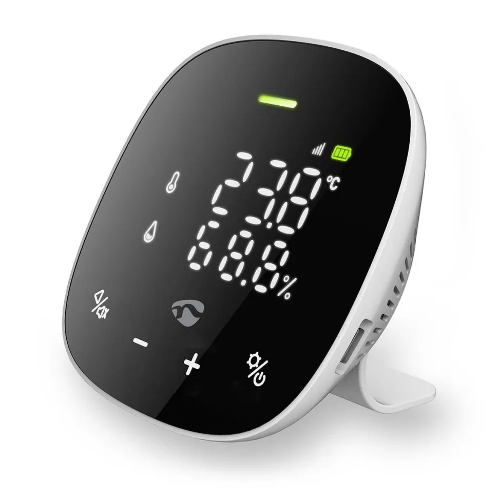 Ilmanlaatumittari Nedis SmartLife, Wi-Fi, hiilidioksidi/kosteus/lämpötila