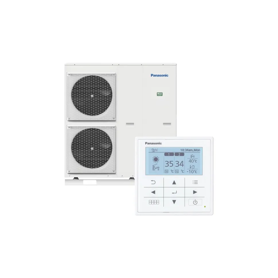 Ilma-vesilämpöpumppu Panasonic Monoblock T-Cap J Series WH-MXC12J9E8, 12kW, ulkoyksikkö