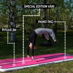 Ilmavolttipatja Airtrack Nordic Home Special Edition eri kokoja ja värejä