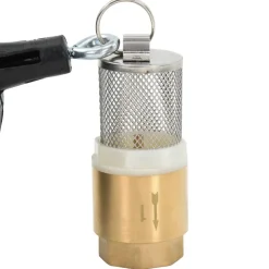 Imuletku messinkiliittimillä, PVC, 1,1