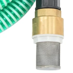 Imuletku messinkiliittimillä, PVC, 1,1