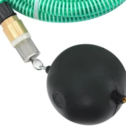 Imuletku messinkiliittimillä, PVC, 1,1
