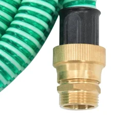 Imuletku messinkiliittimillä, PVC, 1,1