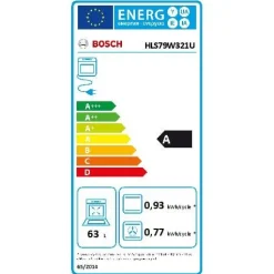 Induktioliesi Bosch Serie 6 HLS79W321U, 60cm, valkoinen