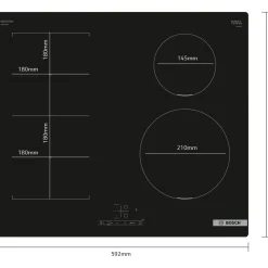 Induktiotaso Bosch Combizone Serie 4 PWP611BB5E 60cm