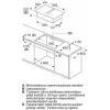 Induktiotaso liesituulettimella Bosch Serie 4 PVS611B16E 60cm