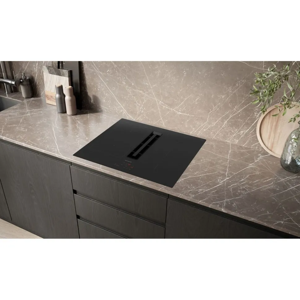 Induktiotaso liesituulettimella Siemens iQ300 ED611BS16E 60cm