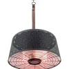Infralämmitin Pistesarjat Sunred Dark Smart Moderna Artix Hanging, IP44, 2000W, musta