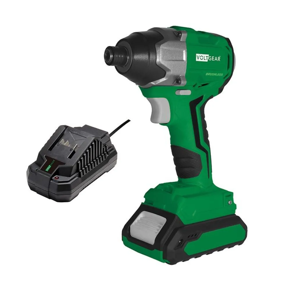 Iskuruuvinväännin Voltgear Plus 20V Brushless 2,0 Ah akulla