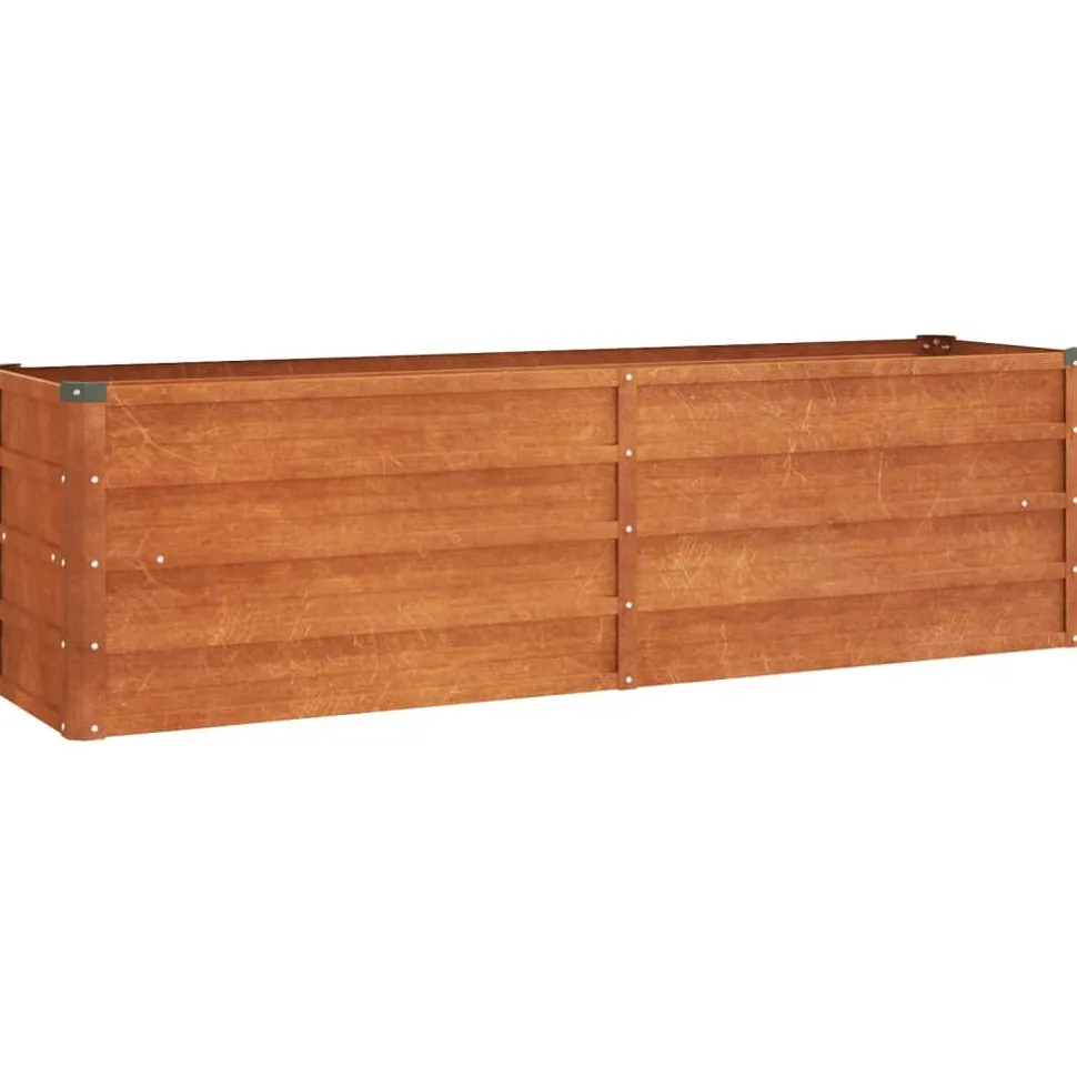 Istutuslaatikko Ruoste, corten-teräs, eri kokoja